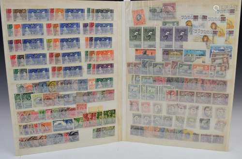 Two stockbooks of GB and Commonwealth stamps, all reigns inc...