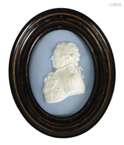 AN LATE 18TH CENTURY WEDGWOOD PORTRAIT PLAQUE