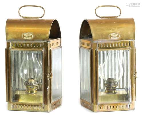 A PAIR OF 19TH CENTURY DAVEY & CO LONDON LTD. SHIPS CABI...