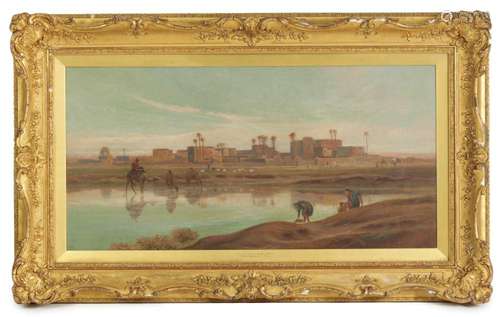 FREDRIC GOODALL R.A. (1822 - 1904) A 19TH CENTURY OIL ON CAN...