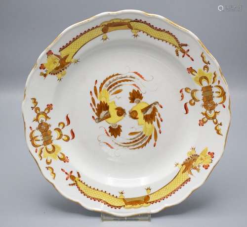 Speiseteller 'Reicher Drache' / A dinner plate with 'Rich Dr...