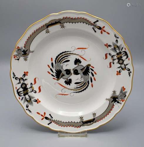 Speiseteller 'Reicher Drache' / A dinner plate with 'Rich Dr...