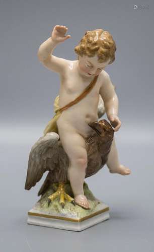 Mytologische Figur 'Jupiter auf dem Adler' / A cherub as Jup...