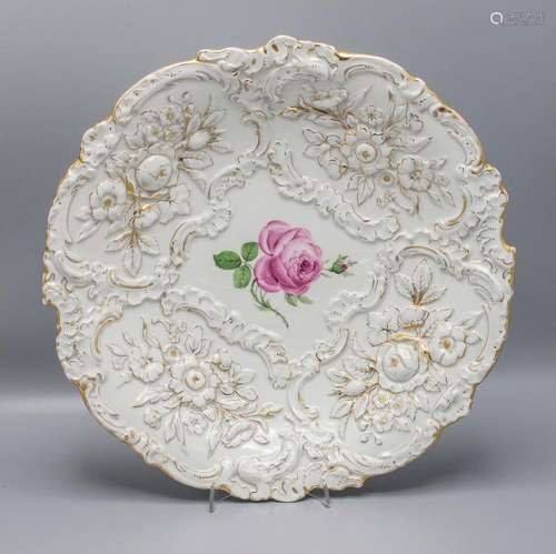 Prunkplatte / A splendid plate, Meissen, Mitte 20. Jh.