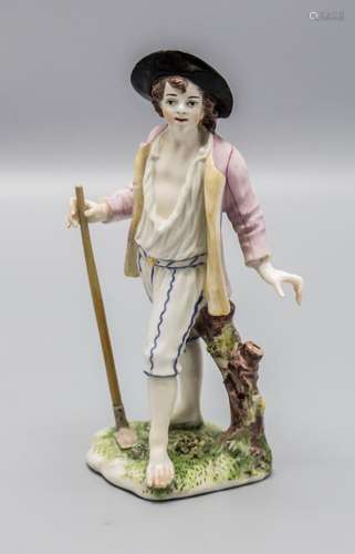 Bauernbursche / A farm boy, J.W. Lanz, Frankenthal, 1755-175...