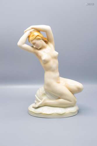 Frauenakt / A female nude, A.W. Goebel, Karl Ens, Volkstedt,...