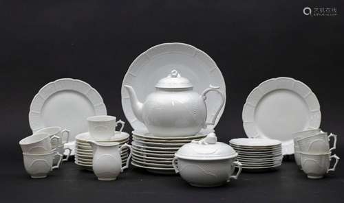 45tlg. Restservice / A 45-piece tea service, Nymphenburg, 20...