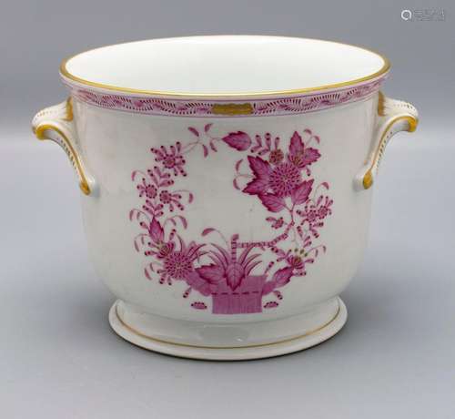 Cachepot mit Dekor 'Apponyi purpur' / A cachepot with handle...