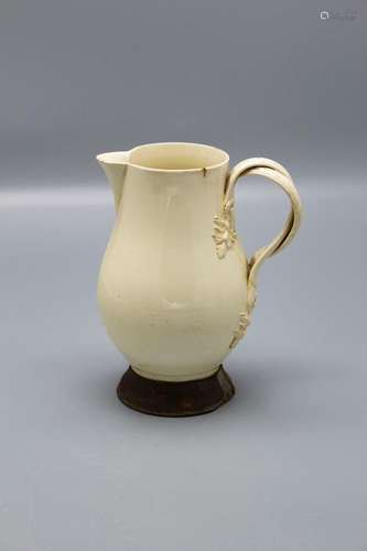 Kanne / A creamware pot, wohl Whieldon-Wedgwood, Fenton, um ...