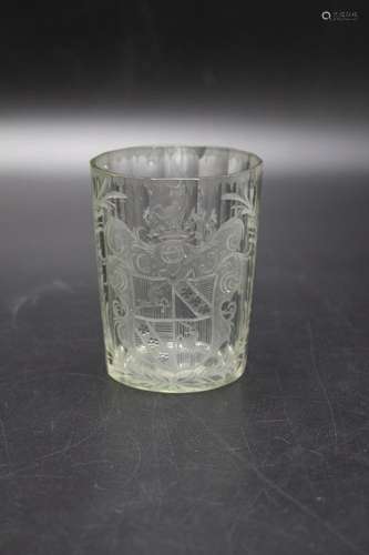 Louis-Seize Jagdbecher / A hunting glass beaker, deutsch, um...