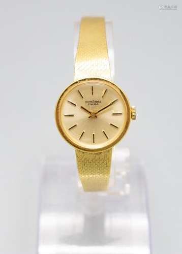 Damenarmbanduhr in Gold / An 8 ct gold ladies wristwatch, Pa...