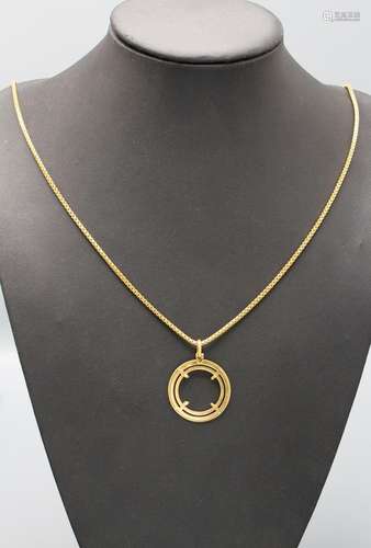 Goldkette mit Anhänger / A 18 ct gold necklace with pendant