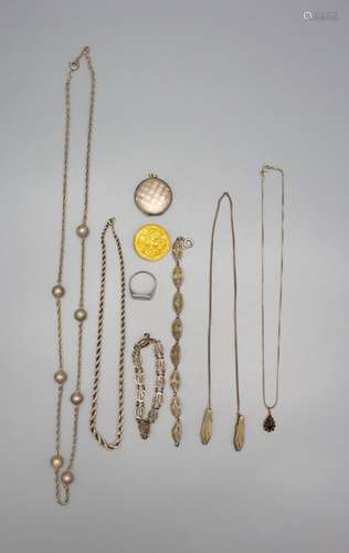 Konvolut Silberschmuck / A collection of silver jewellery