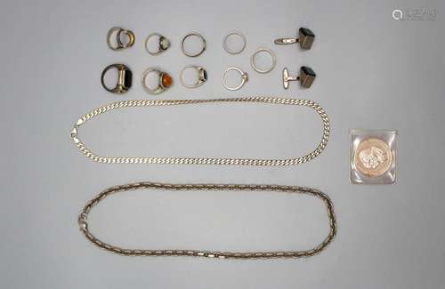 Konvolut Silberschmuck / A collection of silver jewellery