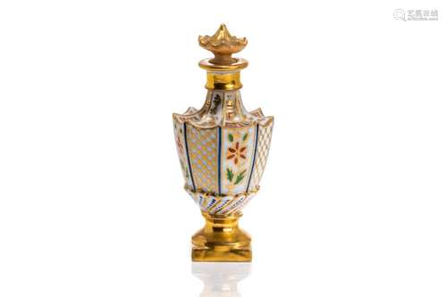 19th C FRENCH PORCELAIN SCENT BOTTLE