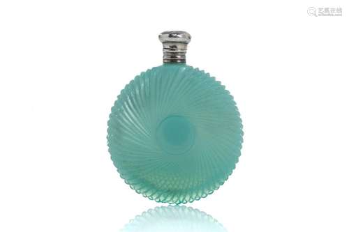 FRENCH ART DECO OPALESCENT GLASS SCENT BOTTLE