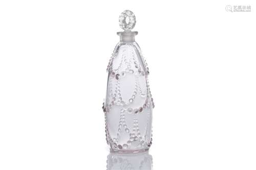 RENE LALIQUE FRENCH GLASS PERFUME BOTTLE