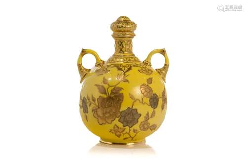 ROYAL CROWN DERBY PORCELAIN PERFUME BOTTLE