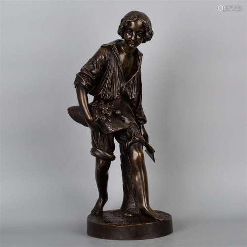 C. Aumlecronth Bronze Lumberjack 19th century