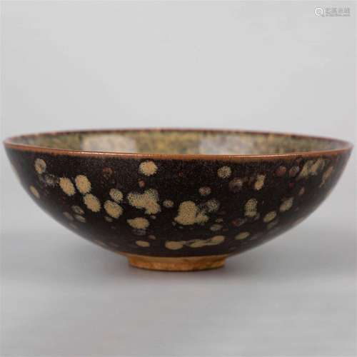 Jizhou kiln Daimao three phoenix cup, Ming dynasty