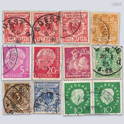 Set of stamps