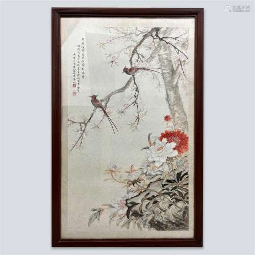 Chinese painting by Zhang Shaoshi