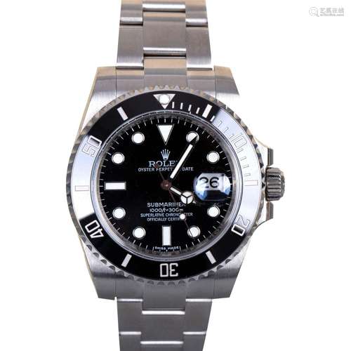 Rolex Submariner Date watch 116610LN Oyster Steel Black Inde...