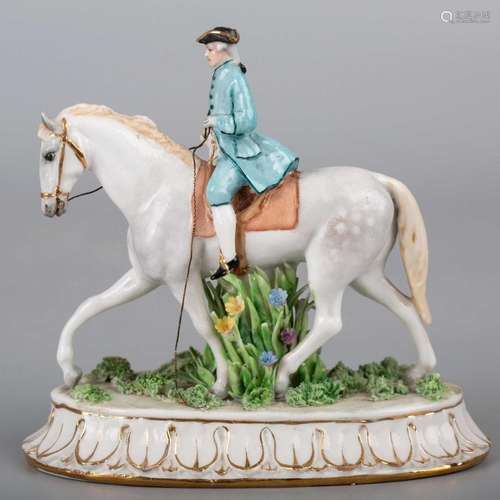 Antique Italian Luigi Fabris (1883 - 1952) porcelain horse a...