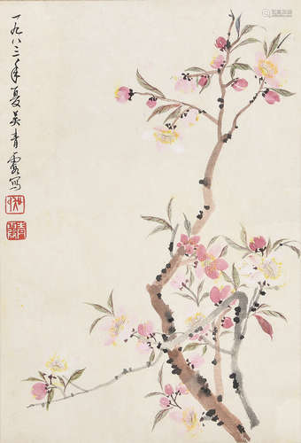 吴青霞 	桃花