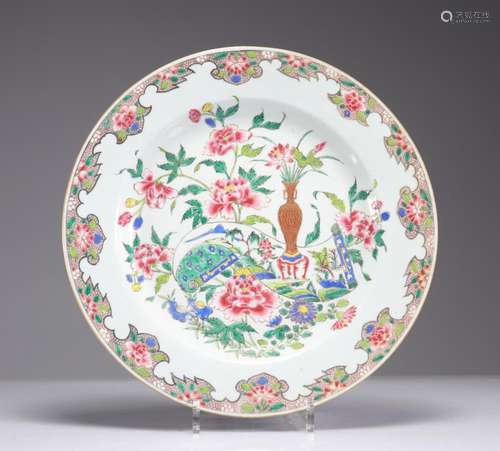 18TH CENTURY FAMILLE ROSE PORCELAIN PLATES