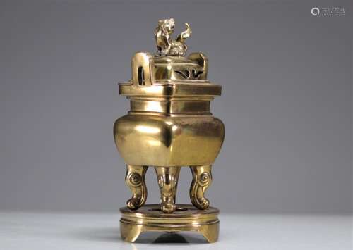 CHINESE BRONZE PERFUME BURNER QING PERIOD