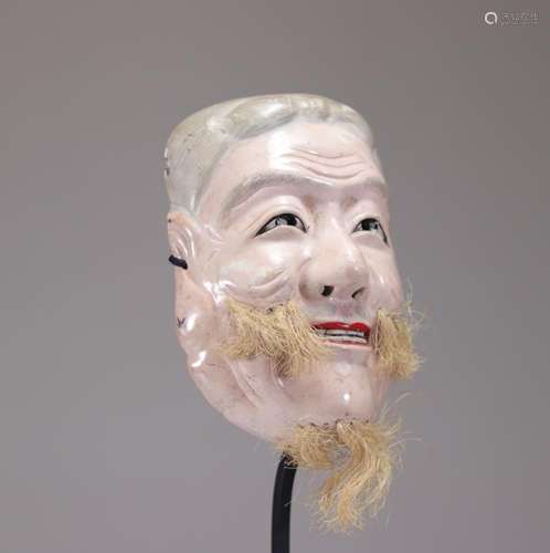 JAPANESE NOH MASK FROM THE MEIJI PERIOD