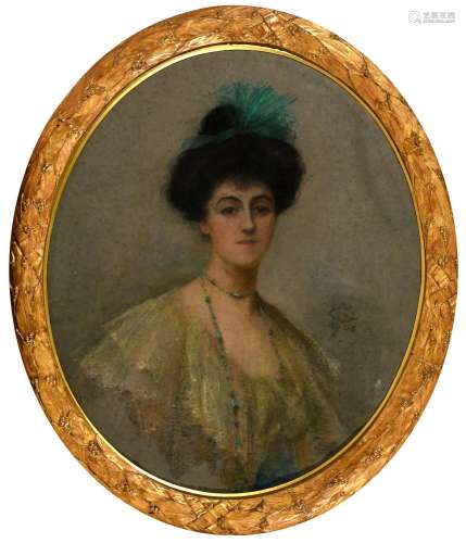 GWENNY GRIFFITHS (1867-1953). PORTRAIT OF A LADY. (d)
