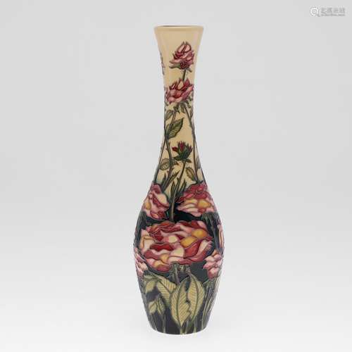 LIMITED EDITION MOORCROFT VASE - CENTREIFOLIA.