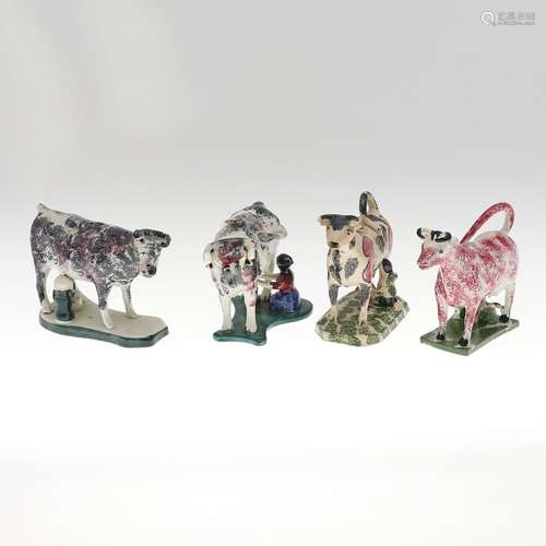 19THC COW CREAMERS.