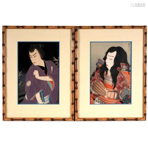 SET OF JAPANESE WOODBLOCK PRINTS - MASAMITSU OTA (1892-1975)...