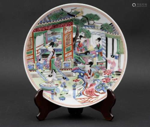 Teller / A porcelain plate, China, Qing Dynastie (1644-1911)...