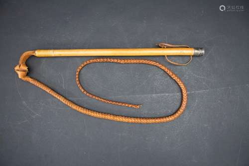 Kosaken Offiziers-Peitsche / A Cossack whip, Kaukasus, um 19...