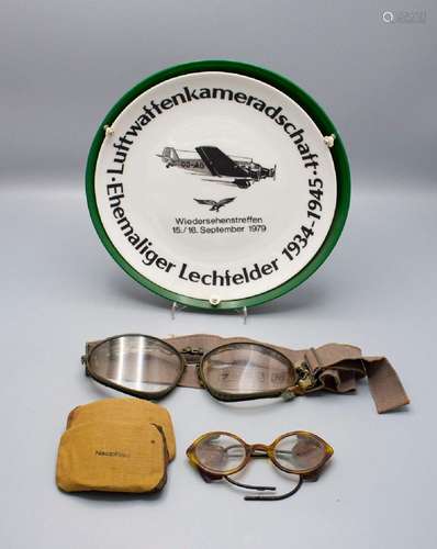 Zwei Fliegerbrillen / Two aviator glasses, 1. Hälfte 20. Jh.