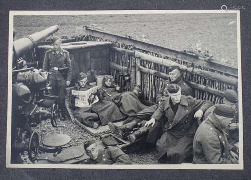 Drei Fotoalben 'Luftwaffe Flak' und 'Fluftwaffe in Holland' ...