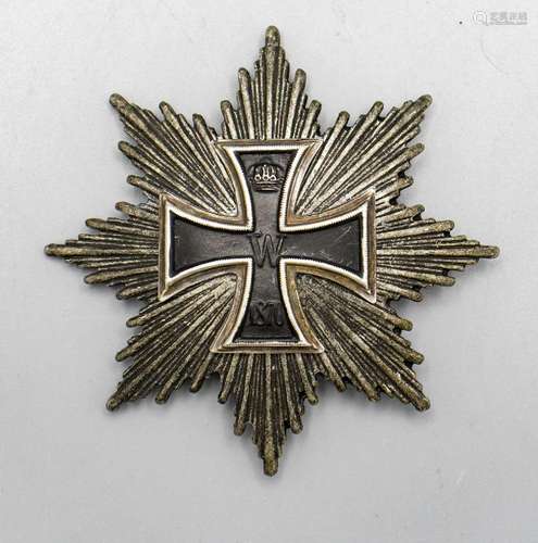 Bruststern Preussen Großkreuz des Eisernes Kreuzes 1870, Sam...