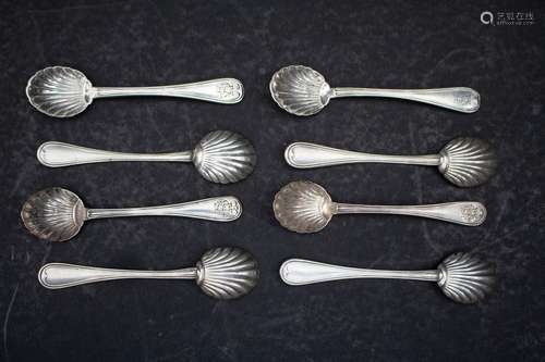 8 Gewürzlöffel / 8 spice spoons, u.a. Francois-Julien Doyen,...