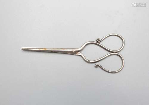 Filigrane Silberschere / Filigree silver scissors, Import Fr...