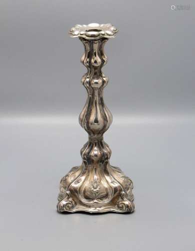 Biedermeier Leuchter / A silver candlestick, Wien, um 1865