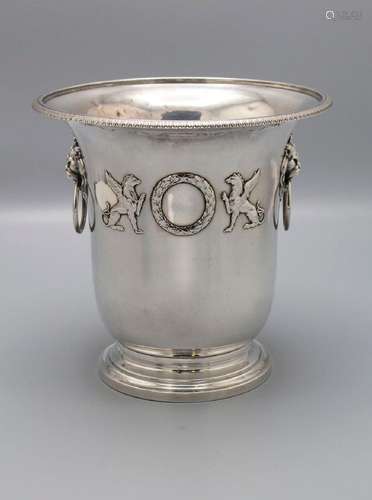 Silber Cachepot / Blumenübertopf / A silver flowerpot, V. Bo...