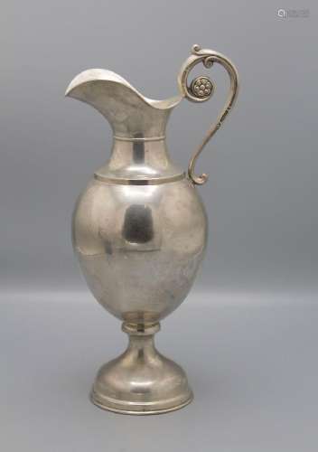 Großer Schenkkrug / A silver jug, Spanien, 19. Jh.
