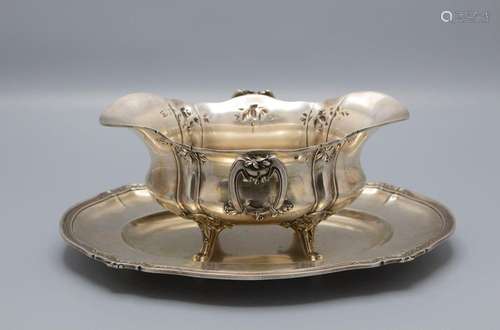 Sauciere / A silver gavy boat, Eugène Lefebvre, Paris, um 19...