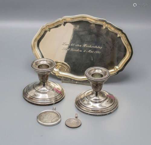 Konvolut Silber / Various silver items, 19.-20. Jh.