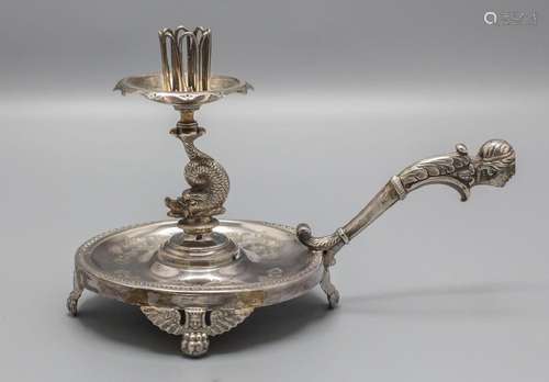 Empire Handleuchter / A portable silver candlestick, Carrera...