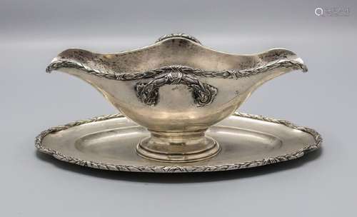 Sauciere / A silver gavy boat, Julius Herz, Wiesbaden, um 18...